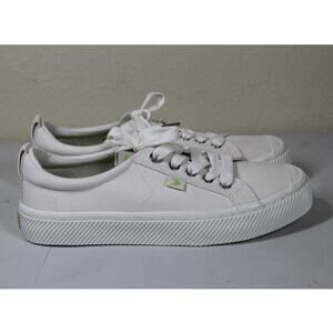 Cariuma OCA Low Off-White Canvas Sneakers Shoes Unisex Womens 6.5 NEW